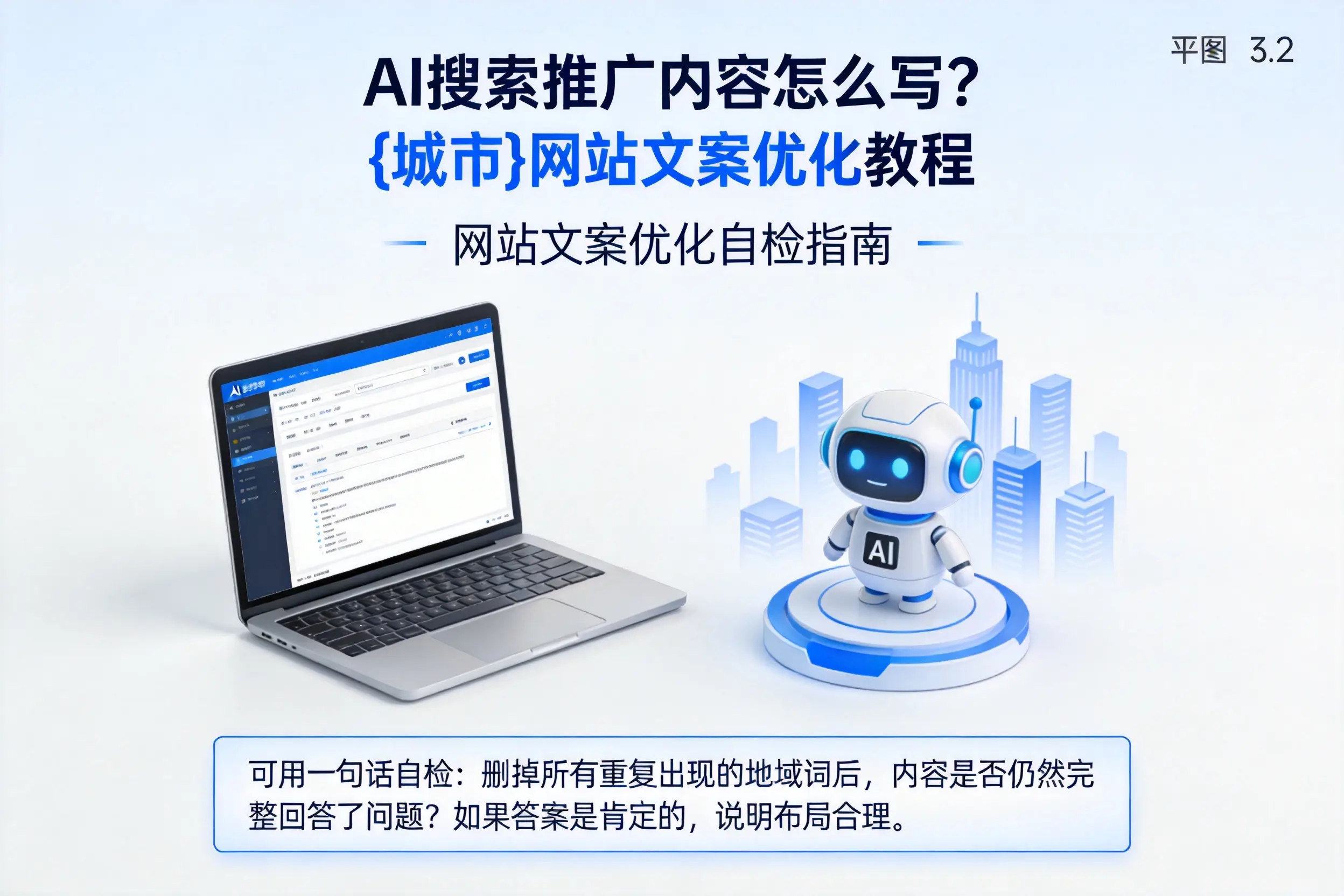 AI搜索推广内容怎么写？攀枝花网站文案优化教程