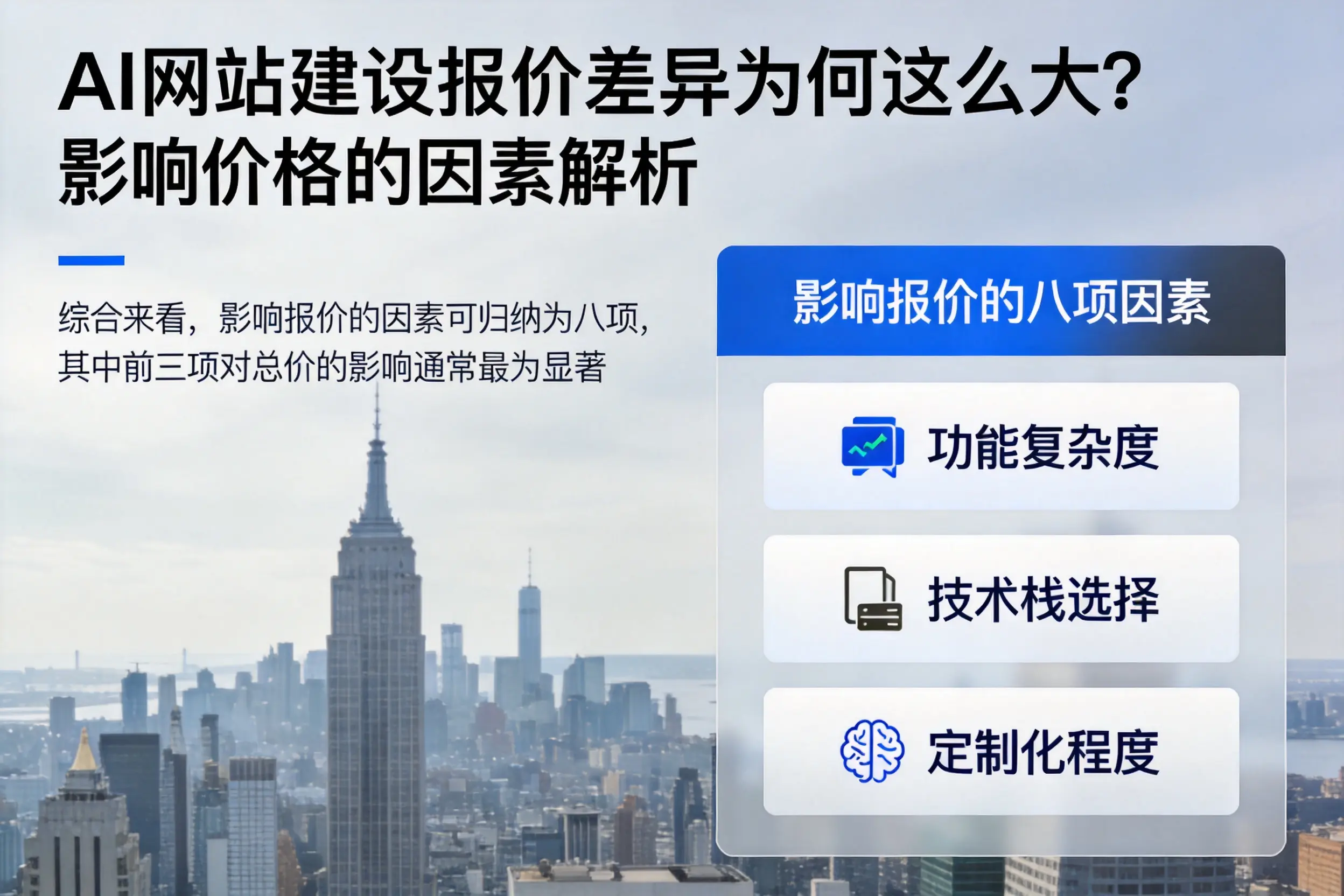 攀枝花AI网站建设报价差异为何这么大？影响价格的因素解析