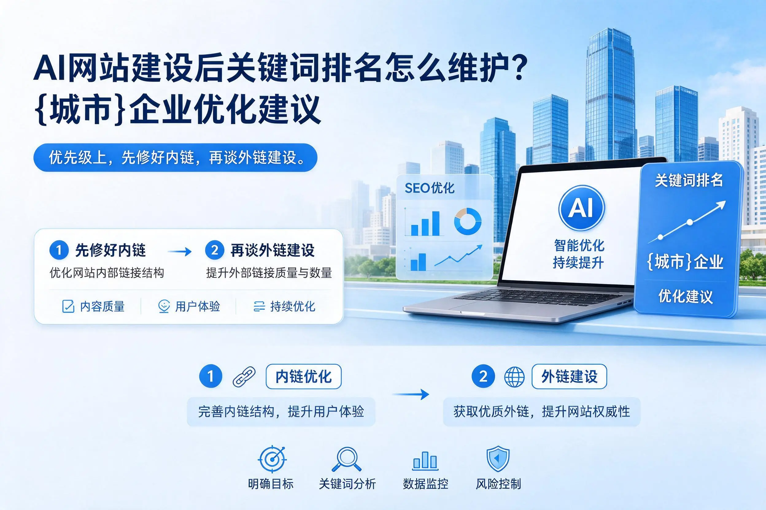 AI网站建设后关键词排名怎么维护?攀枝花企业优化建议